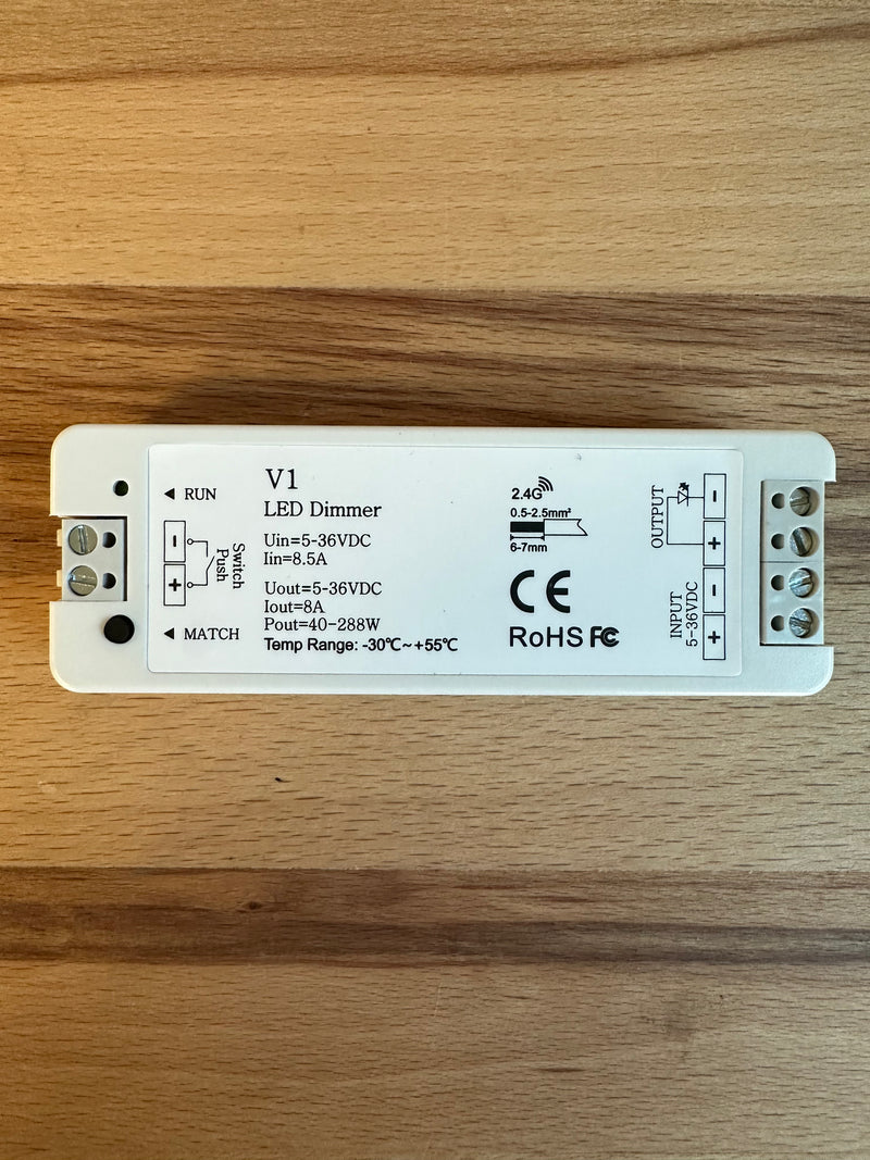 Receiver Led LED Single Colour 1 Zone RF Remote & Receiver - LED Spares