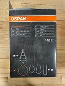 Osram Vintage 1906 LED E27 Globe Filament Smoke 5W 140lm 818 Extra Warm White Replaces 15W - LED Spares