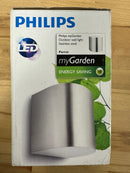 Philips MyGarden Parrot Wall Light Integrated LED IP44 Stainless Steel - LED Spares