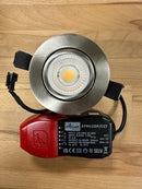 Ansell Prism Pro LED Fire Rated Satin Chrome IP20 LED Adjustable Downlight - Selectable 2700K / 3000K / 4000K / 6000K - LED Spares