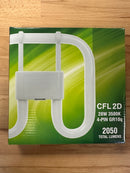 28W 2D Lamp - 3500K White - 4 Pin GR10q - CFL2D-28-4-835 - LED Spares