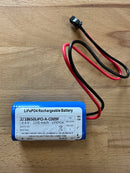 LBP2-SS-3.2V-2200MAH-2W-C009F 3.2V 2200mAh LiFePO4 2 Cell Side By Side 2 Wire Battery - LED Spares