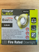 Integral ILDLFR70D045 Evofire Fire Rated Downlight 70mm Cutout IP65 Antique Brass - LED Spares