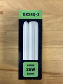 26W PL-T 840 Cool White 4Pin Gx24Q-3 - Compact Fluorescent Lamp - LED Spares