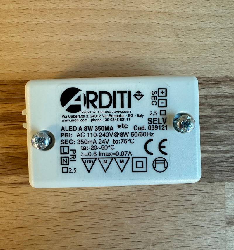 Arditi 039121 ALED A 8W 350MA LED Driver - LED Spares