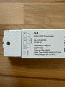 V4 4CH RGBW/RGB/CCT/DIM 12-48V Controller - LED Spares
