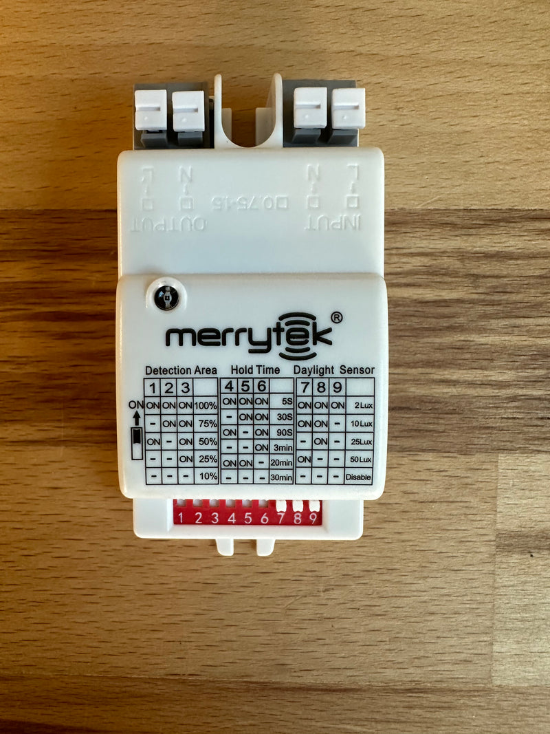 Merrytek MC003S Microwave Motion Sensor ON-OFF Function - Smart Version - LED Spares