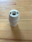 SMALL ES (E14) White Plastic Plain Lampholder - LED Spares
