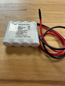 BSS4-AA-1050MA-NICD 4.8V 1050MAH AA Side By Side Emergency Lighting Battery