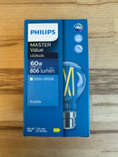 Philips MASTERVLE LEDBulbDT5.9-60WB22 927A60CL G UK - LED Spares