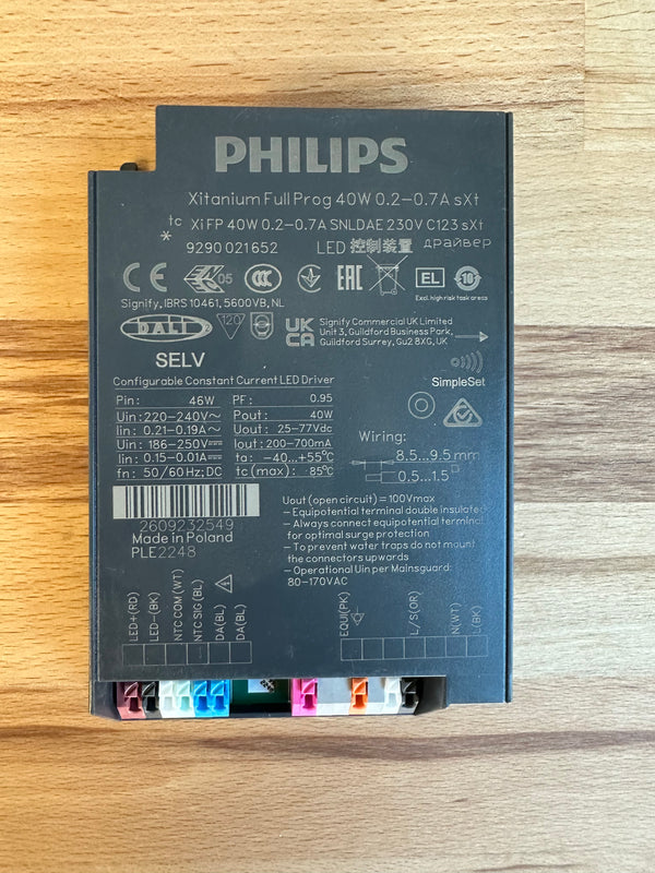 Philips 929002165206 Xi FP 40W 0.2-0.7A SNLDAE 230V C123 sXt - LED Spares