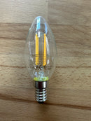 BELL LED 3.3W Dimmable Clear Filament Candle - SES - 2700K - 60720 - LED Spares