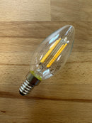 BELL LED 3.3W Dimmable Clear Filament Candle - SES - 2700K - 60720 - LED Spares