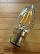 BELL LED 3.3W Dimmable Clear Filament Candle - BC - 2700K - 60717