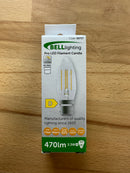 BELL LED 3.3W Dimmable Clear Filament Candle - BC - 2700K - 60717