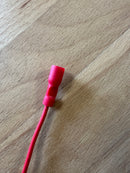 LEDS-RT Red Female Tag - Flying Lead 10" - For BST-T Batteries - LED Spares