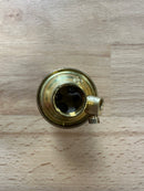 Brass SBC Un-Switched Threaded Lampholder 10mm Threaded Entry - LED Spares