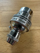 3000EC Cord Grip Chrome BC Un-Switched Pendant Lampholder Shade Ring & Earth - LED Spares
