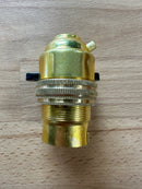 BC Brass Switched Lampholder 1/2" Thread - LED Spares
