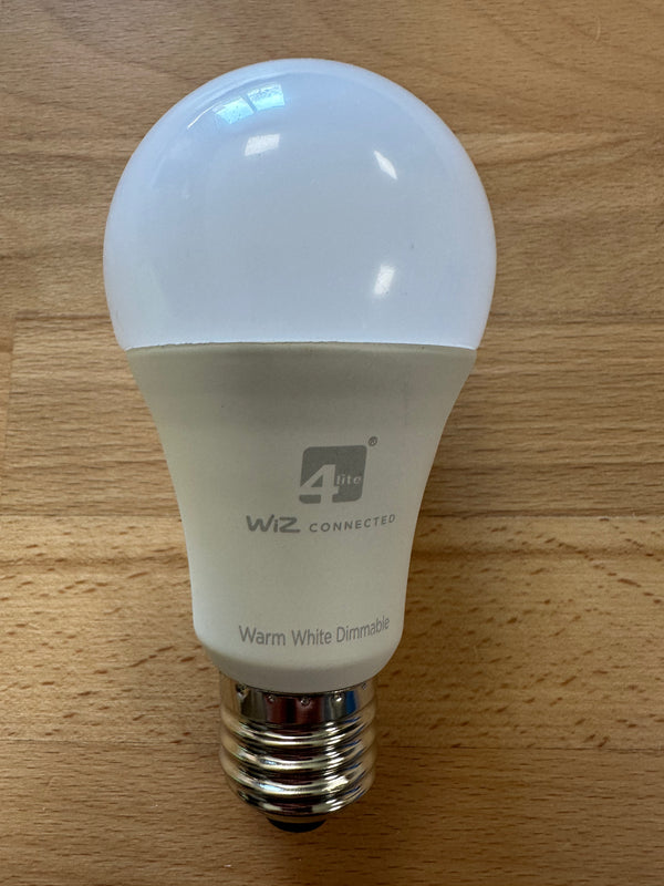 4Lite WiZ Connected Smart LED WiFi Bulb GLS Warm White - ES (E27) - 4L1-8000 - LED Spares