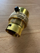 BC Brass Switched Lampholder 1/2" Thread - LED Spares