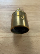 7600E Brass ES Un-Switched Plain Pendant Lampholder - LED Spares
