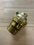 Brass BC Un-Switched Lampholder 13mm Threaded Entry - 1005E - BLH/BC/13E - LED Spares