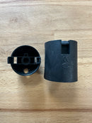 ES (E27) Black Plastic Plain Lampholder TPLH/PEN/E27/PL/BLK/M10 - LED Spares