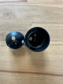 ES (E27) Black Plastic Plain Lampholder TPLH/PEN/E27/PL/BLK/M10 - LED Spares