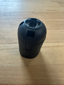 ES (E27) Black Plastic Plain Lampholder TPLH/PEN/E27/PL/BLK/M10 - LED Spares