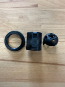 ES (E27) Black Plastic Full Threaded Pendant Lampholder TPLH/PEN/E27/TH/BLK/M10 - LED Spares