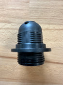 ES (E27) Black Plastic Full Threaded Pendant Lampholder TPLH/PEN/E27/TH/BLK/M10 - LED Spares