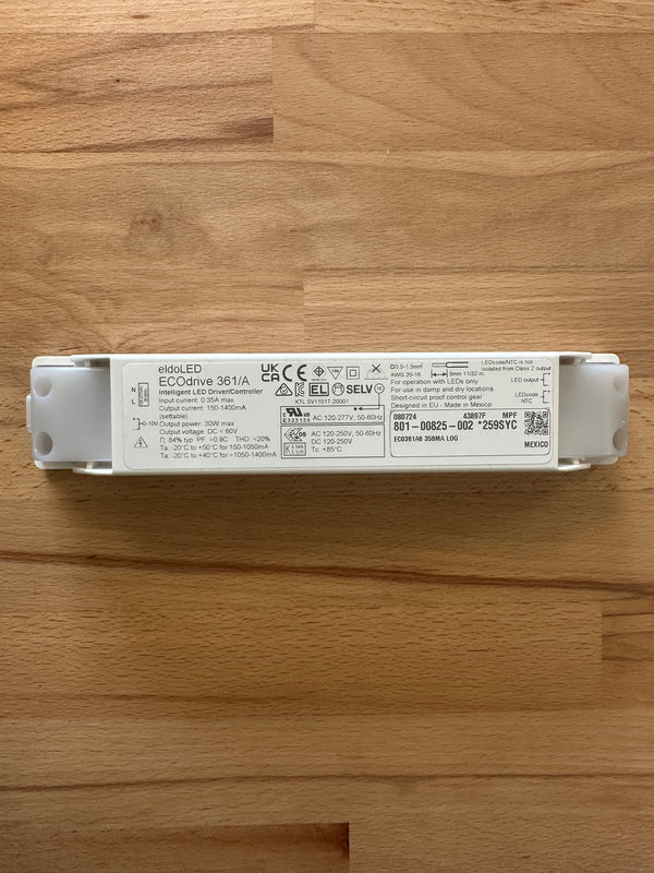 eldoLED ECOdrive 361/A 30W 0-10V Dimmable LED Driver - LED Spares