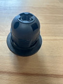 ES (E27) Black Plastic Full Threaded Pendant Lampholder TPLH/PEN/E27/TH/BLK/M10 - LED Spares