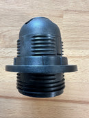 ES (E27) Black Plastic Full Threaded Pendant Lampholder TPLH/PEN/E27/TH/BLK/M10 - LED Spares