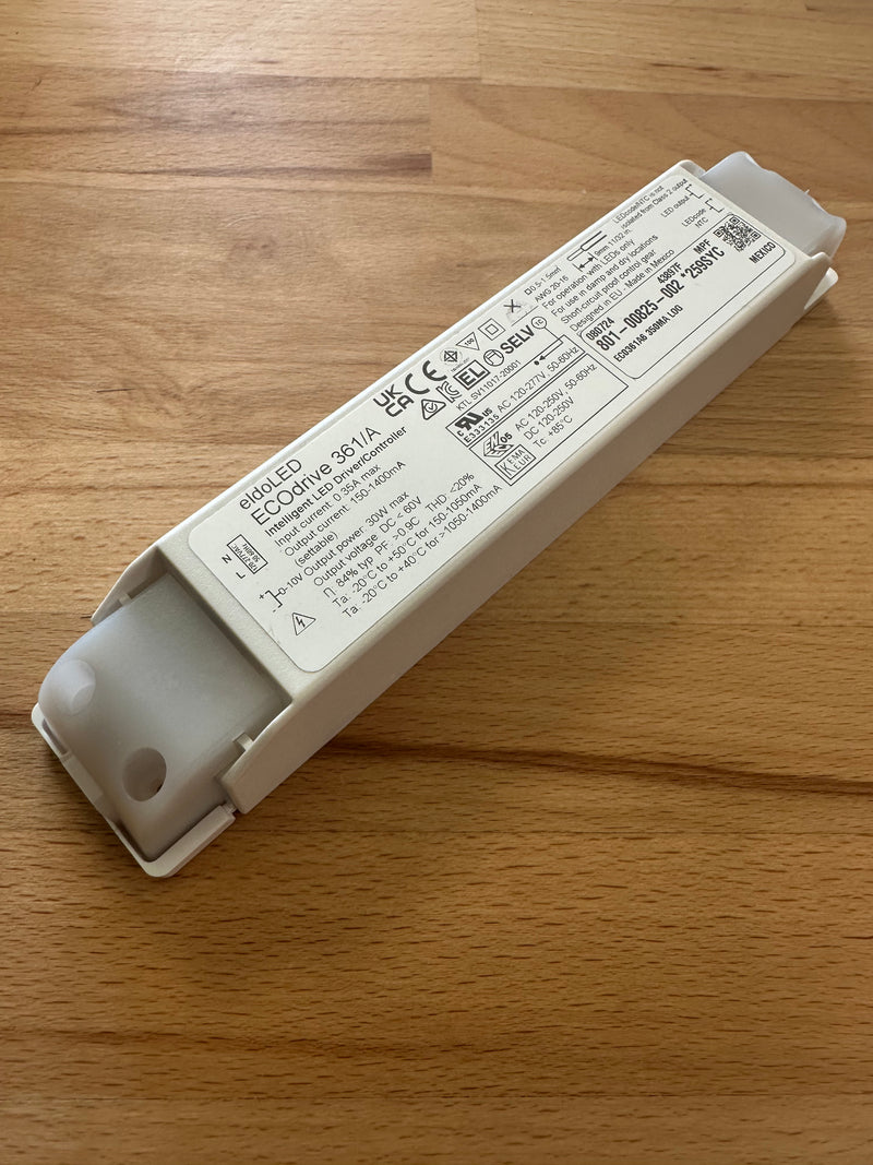 eldoLED ECOdrive 361/A 30W 0-10V Dimmable LED Driver - LED Spares