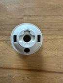 ES (E27) White Plastic Full Threaded Pendant Lampholder TPLH/PEN/E27/TH/WH/M10 - LED Spares
