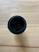 SMALL ES (E14) Black Plastic Full Threaded Pendant Lampholder TPLH/PEN/E14/TH/BLK/M10 - LED Spares