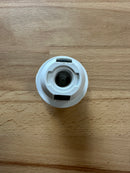 SMALL ES (E14) White Plastic Half Threaed Pendant Lampholder TPLH/PEN/E14/HTH/WH/M10 - LED Spares