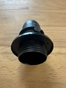 SMALL ES (E14) Black Plastic Half Threaded Pendant Lampholder TPLH/PEN/E14/HTH/BLK/M10 - LED Spares