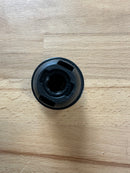 SMALL ES (E14) Black Plastic Half Threaded Pendant Lampholder TPLH/PEN/E14/HTH/BLK/M10 - LED Spares