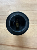 SMALL ES (E14) Black Plastic Half Threaded Pendant Lampholder TPLH/PEN/E14/HTH/BLK/M10 - LED Spares