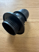 SMALL ES (E14) Black Plastic Half Threaded Pendant Lampholder TPLH/PEN/E14/HTH/BLK/M10 - LED Spares