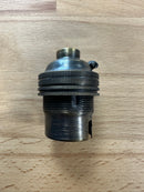 Antique Brass BC Un-Switched Lampholder 10mm Threaded Entry - 1003EA - ABLH/BC/TH/10E - LED Spares