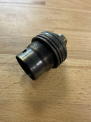 Antique Brass BC Un-Switched Lampholder 10mm Threaded Entry - 1003EA - ABLH/BC/TH/10E - LED Spares