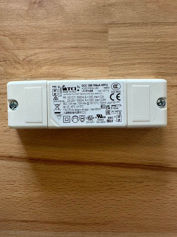 TCI 127712 DCC 12W 700mA HPFU LED Power Supply - LED Spares