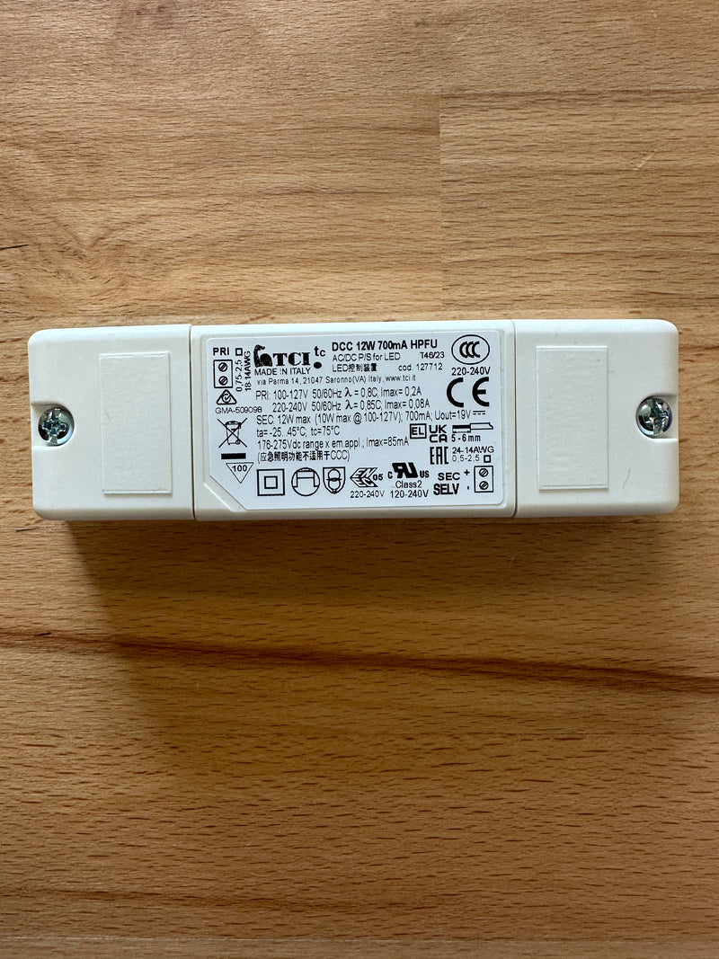 TCI 127712 DCC 12W 700mA HPFU LED Power Supply - LED Spares
