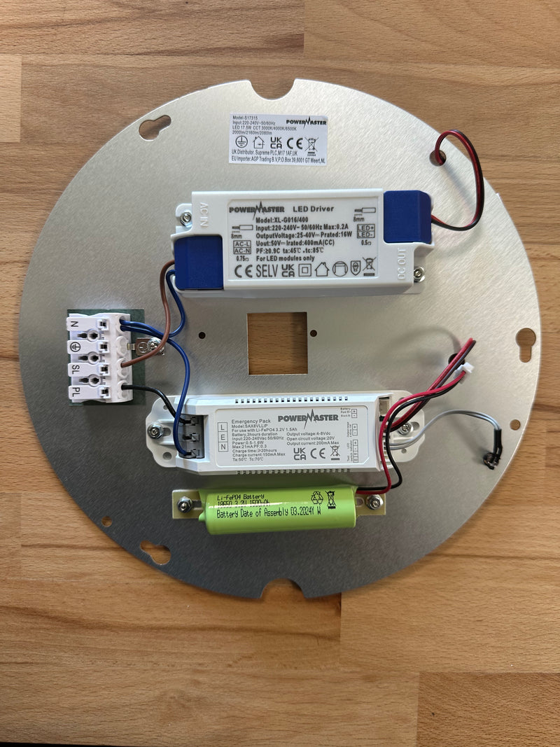 Powermaster 15w 2D Replacement LED Gear Tray - CCT - Emergency - S17315- LED Spares