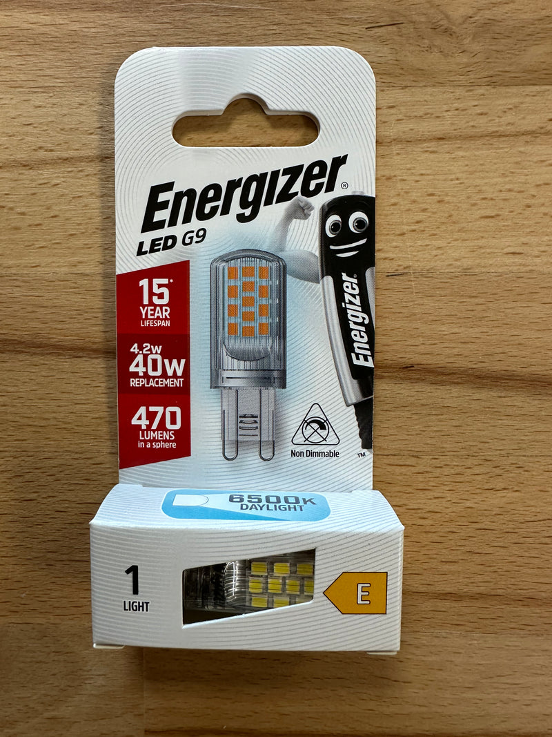 Energizer G9 LED 470lm 4.2W 6500K (Daylight) - S18752 - LED Spares