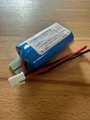 LBP2-SS-7.2V-2500MAH-2W-BP-C007F-REV 7.2V 2.5Ah 18650 LiFePO4 2 Wire Battery Connector - Base Plate - LED Spares